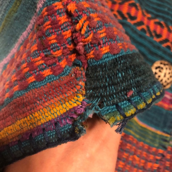 bright colorful native southwest color stripe blazer jacket - Picture 11 of 12